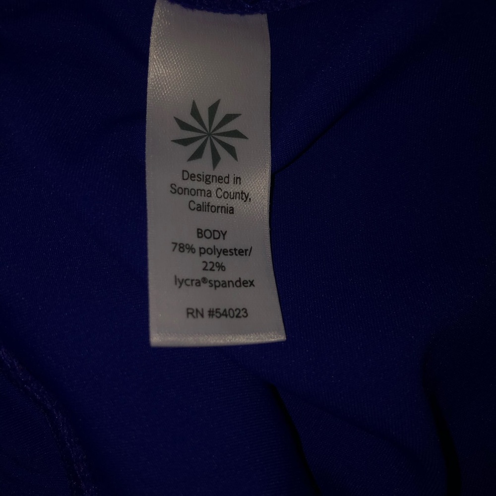 Athleta Size Large See Reflective Pattern Zip - image 5